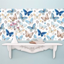 Walplus Colourful Butterflies Pattern Wall Sticker (Pack of 4 Sheets)